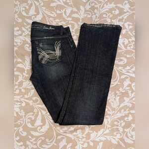 Guess Women's Dark Indigo Boot Cut Jeans